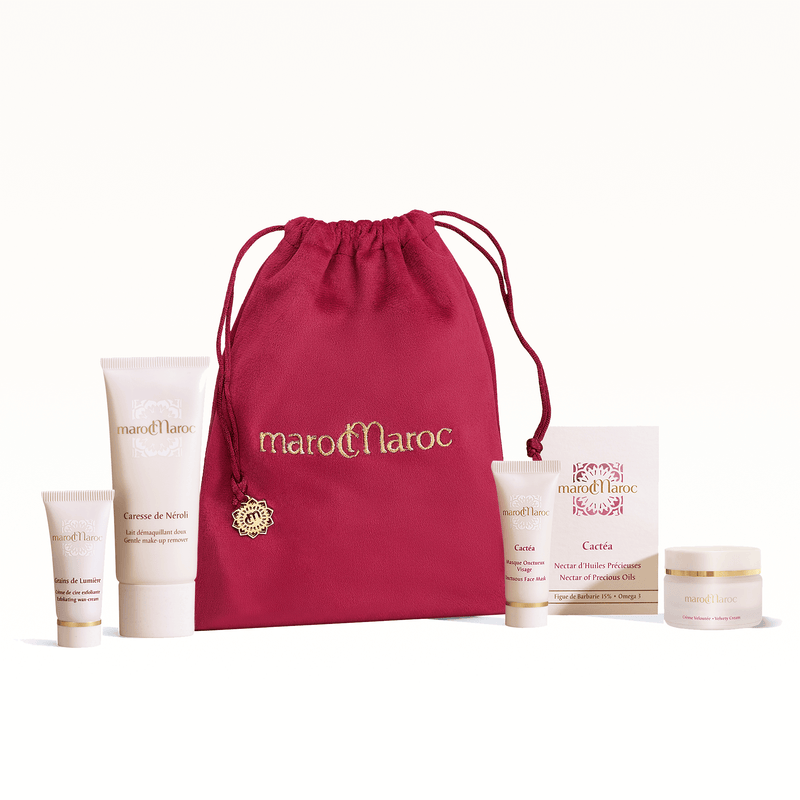 Velvet Pouch – Facial Routine